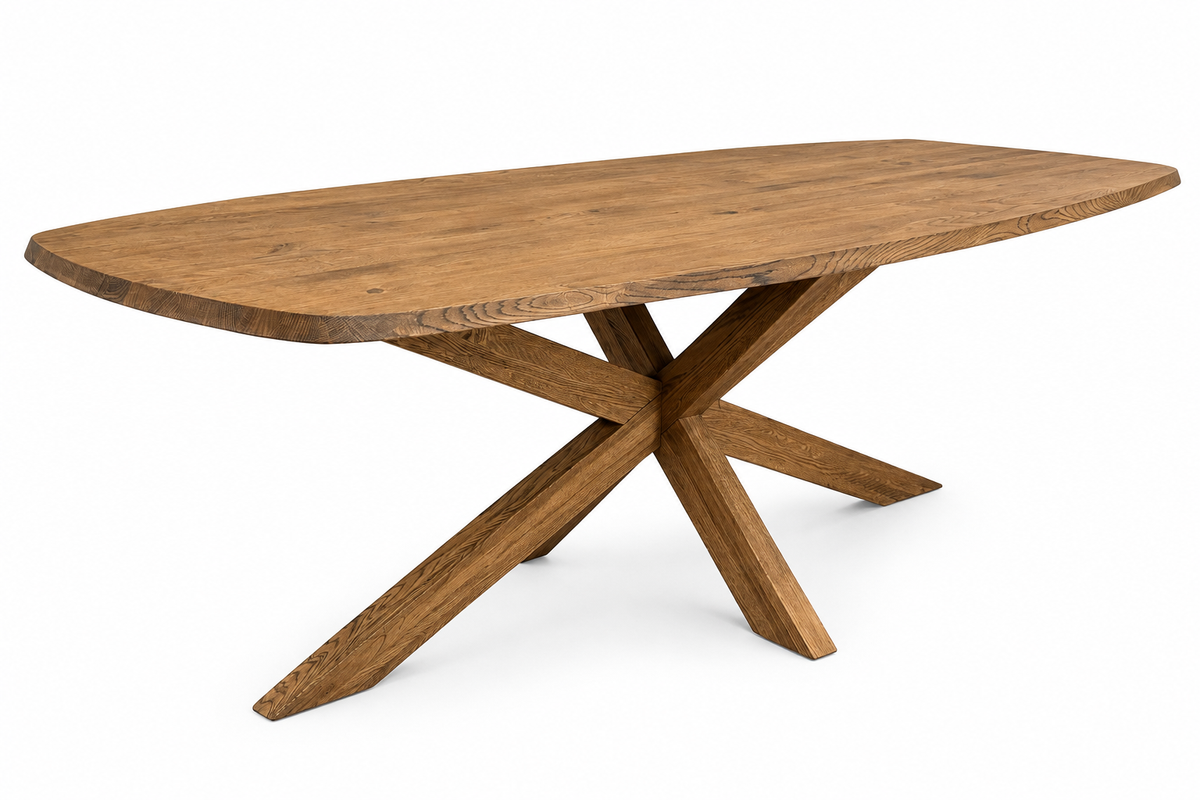 Soren Oak Mocca Dining 1.8mSet with Florence Chairs