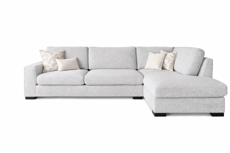 Sierra Corner Lounge Chaise - RHF - Stone Linen