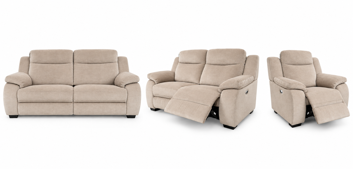 Heydon Power Recliner 3 + 2 + 1 - Warm Beige