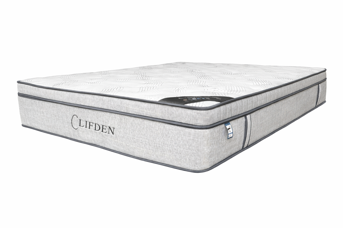 Riveria Bed & Clifden Mattress Set — Super King