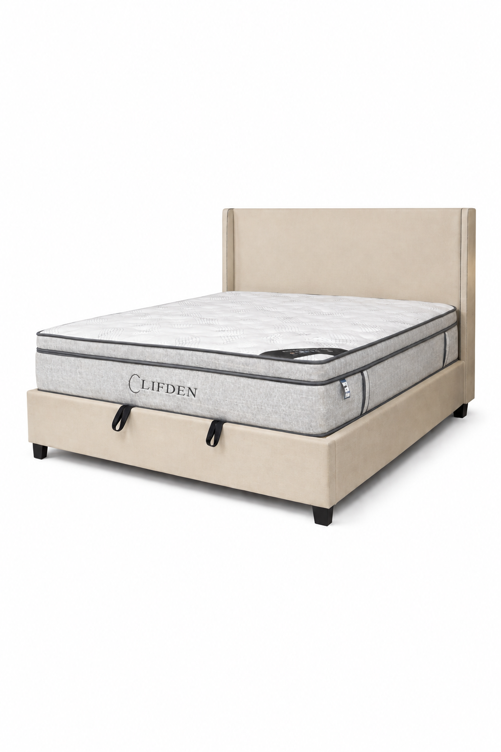 Riveria Bed & Clifden Mattress Set — Super King