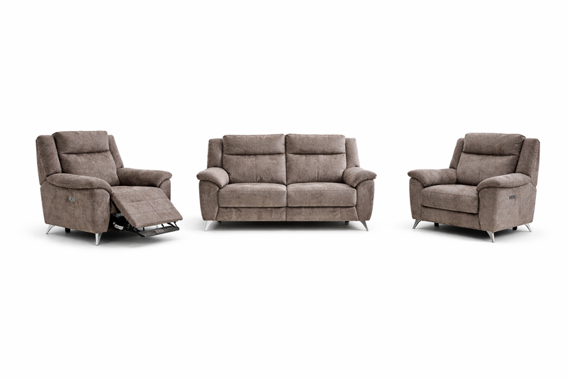Marylin  3 + 1 + 1  Electric - Stone Fabric