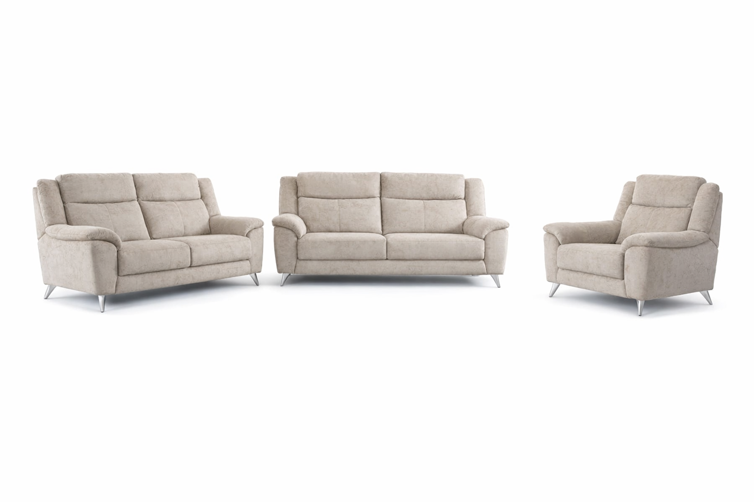 Marylin 3 + 2 Fixed - Fossil Fabric