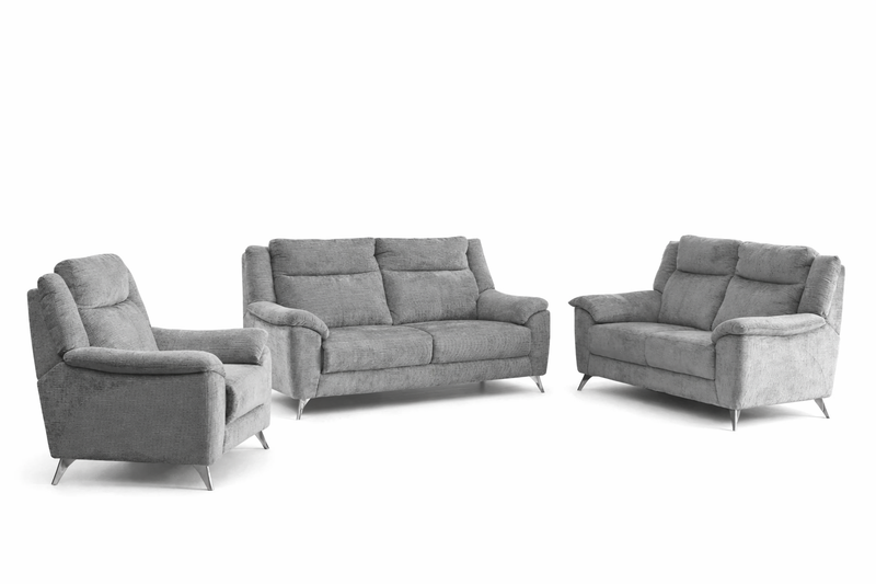 Marylin 3 + 2 + 1 Fixed - Ash Fabric