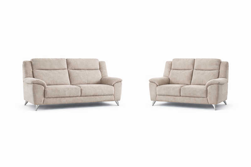 Marylin 3 + 2 Fixed - Fossil Fabric