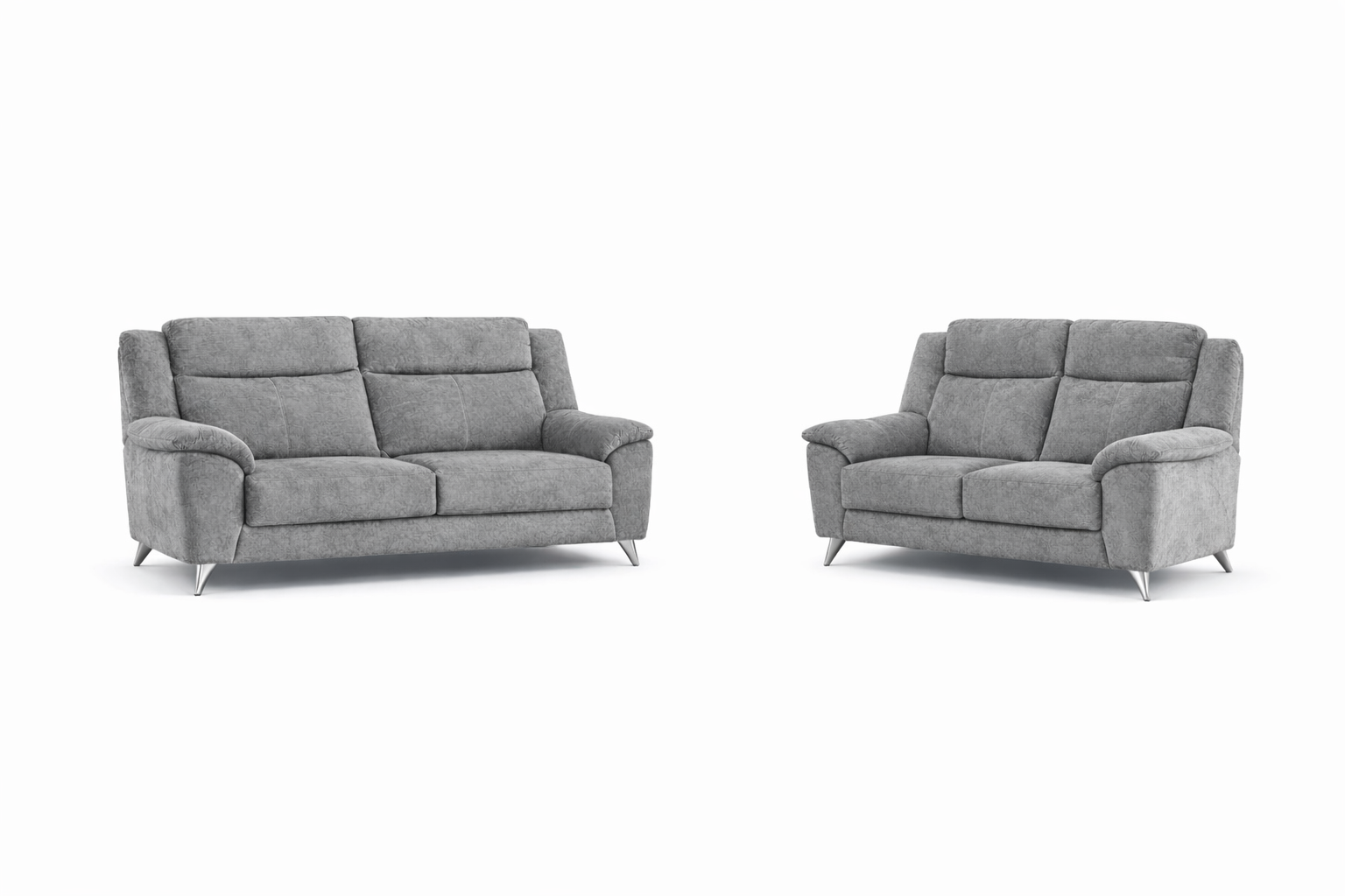 Marylin 3 + 2 Fixed - Ash Fabric