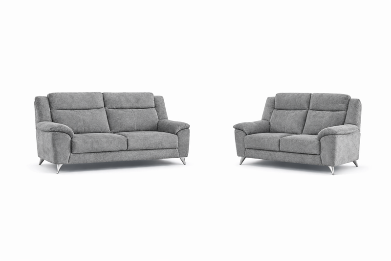 Marylin 3 + 2 Fixed - Ash Fabric