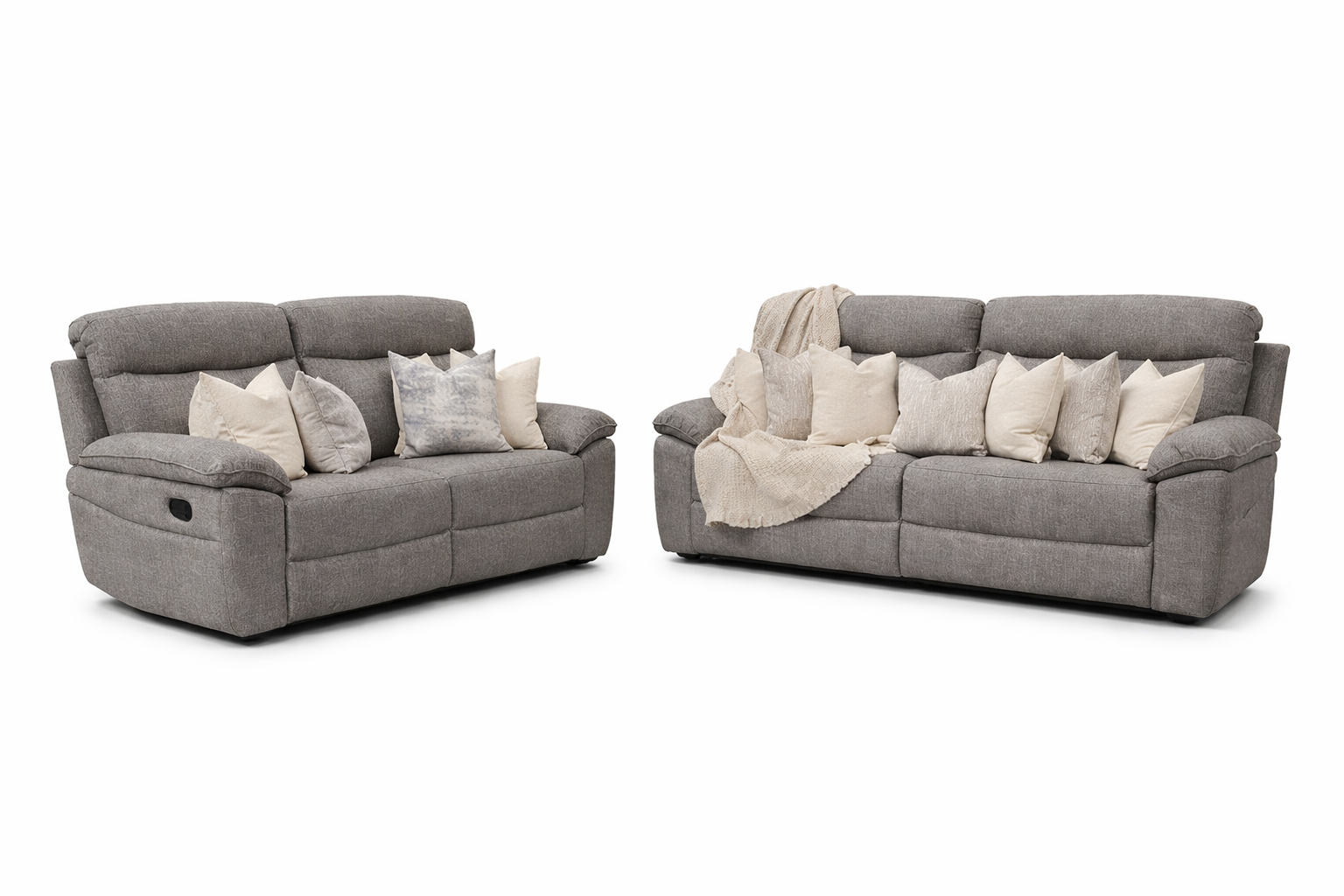 Layla Sofa Range - Dark Brown