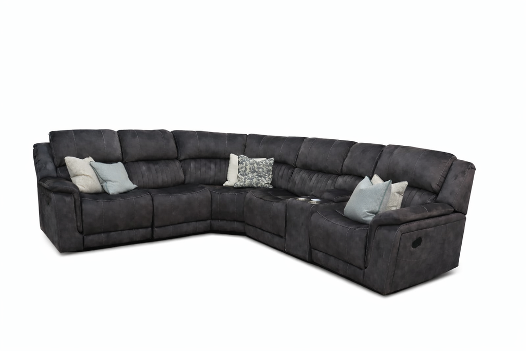 Alaska Manual Corner - Charcoal fabric
