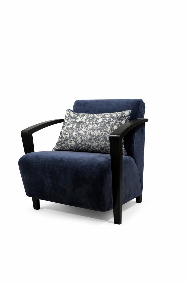 Falcon Accent Chair -Blue color 
