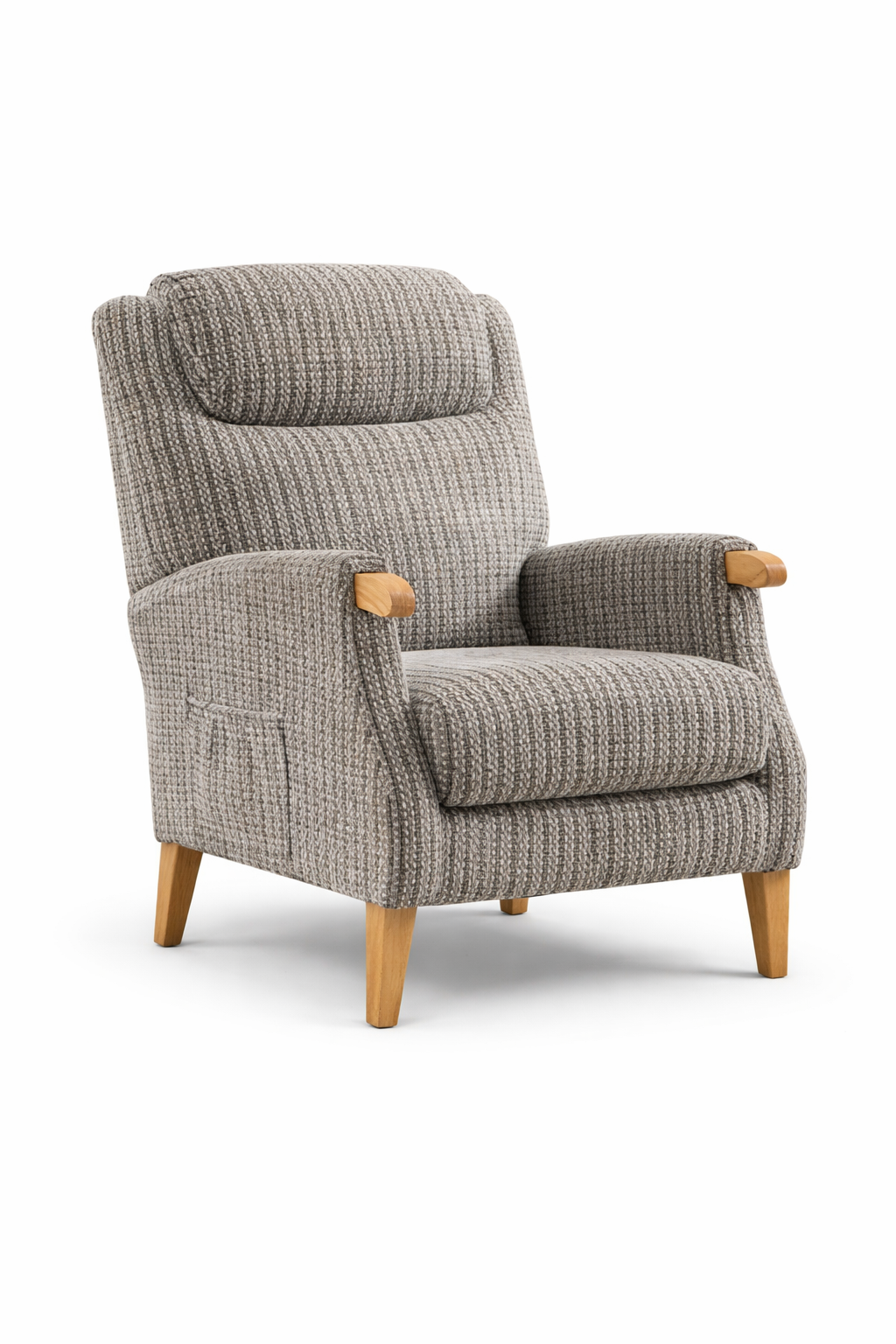 Aster Fireside Chair - Latte