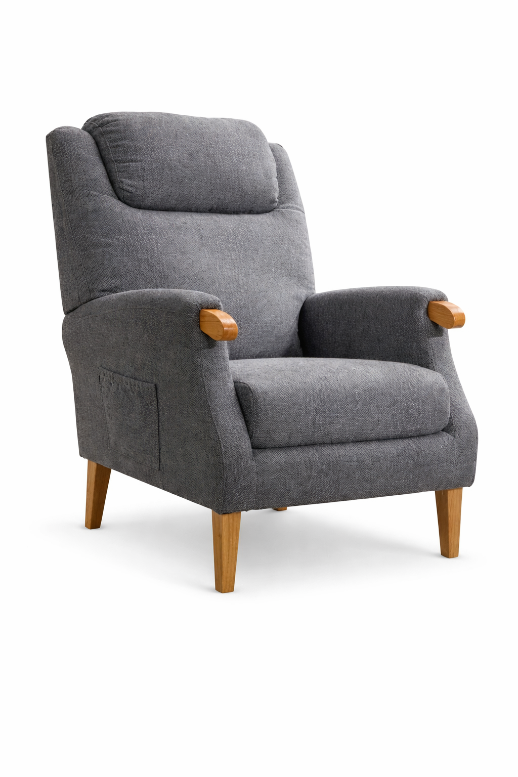 Aster Fireside Chair - Grey