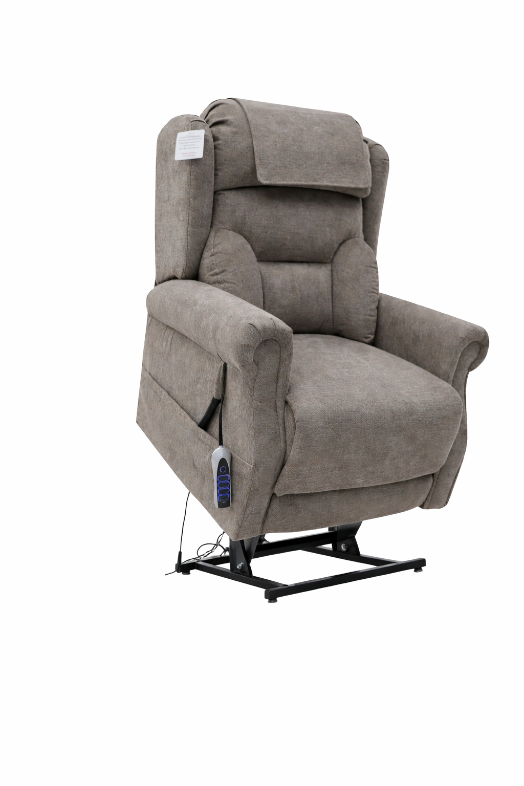 Berkshire Lift & Tilt Quad Motor Armchair - Stone