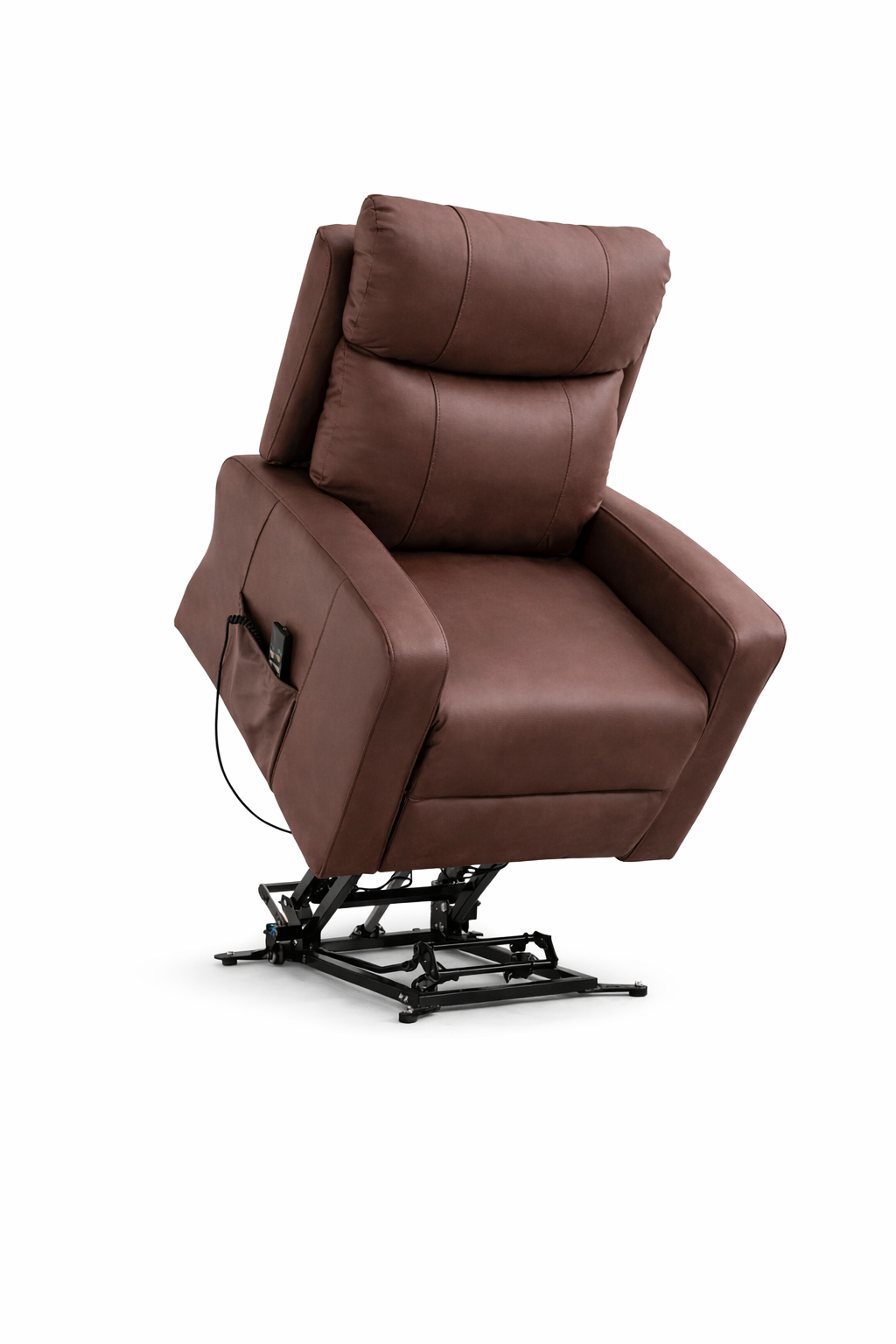 Hugo lift & tilt Dual Motor Armchair - Brown