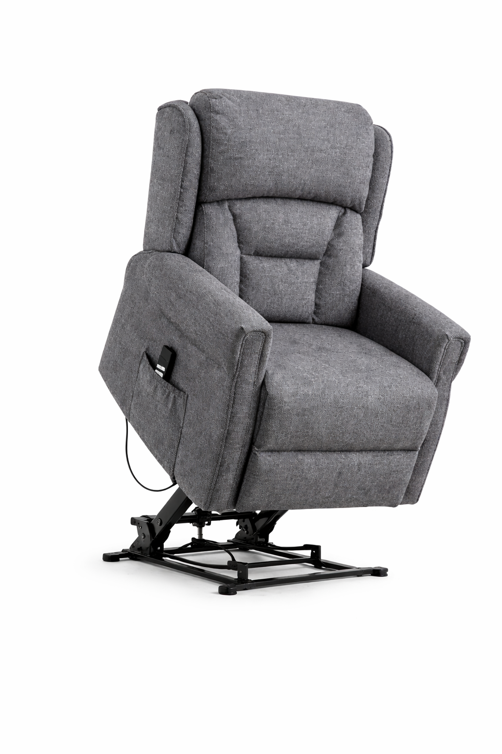 Sandy lift & tilt Dual Motor Armchair - Grey Fabric