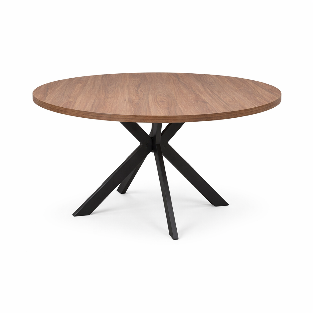 Freddy Round Dining Table - Walnut