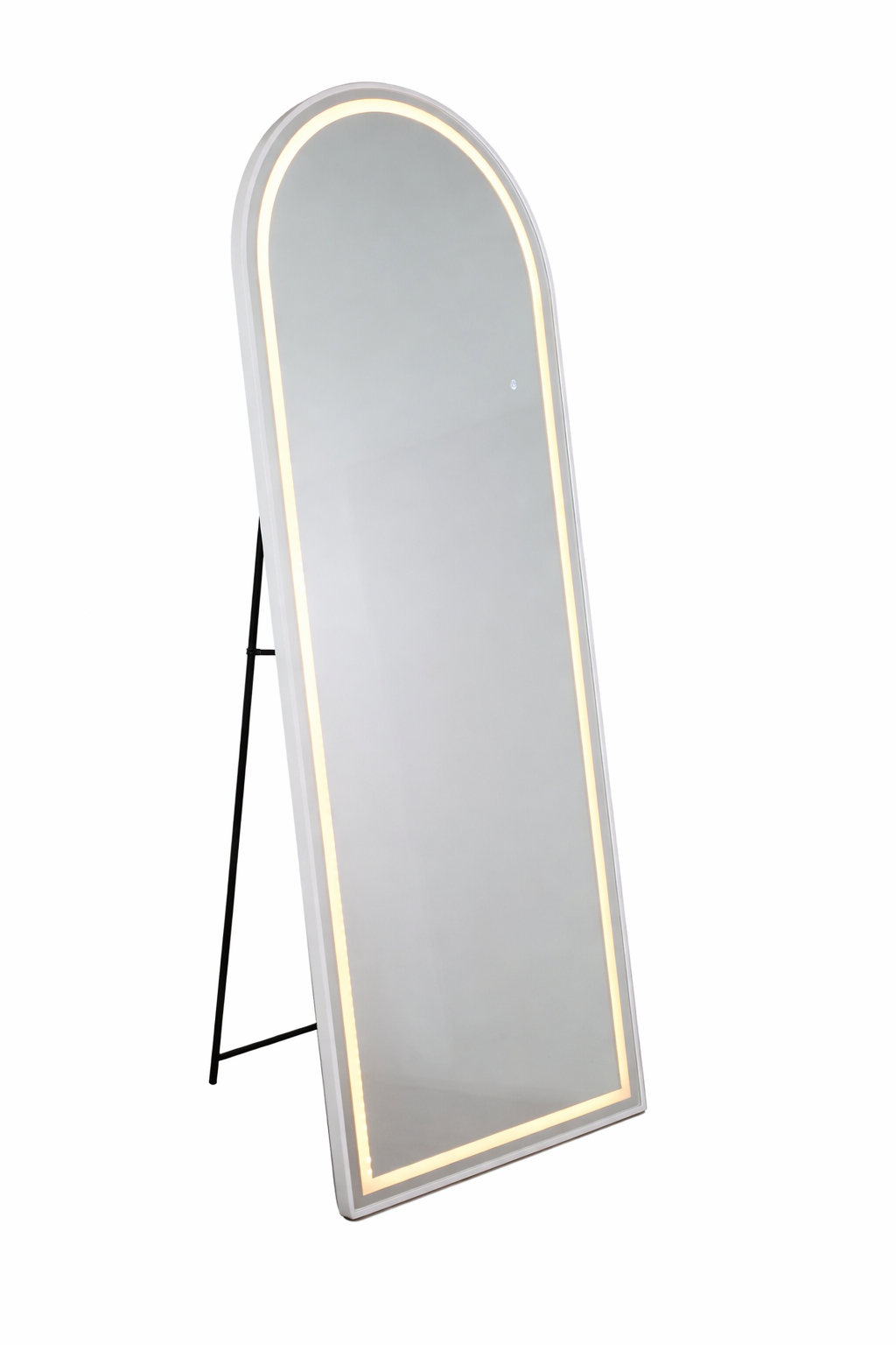 Led modena cheval arch mirror  170 x 70cm - White