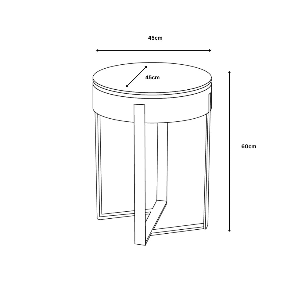 Santy Lamp Table measurement