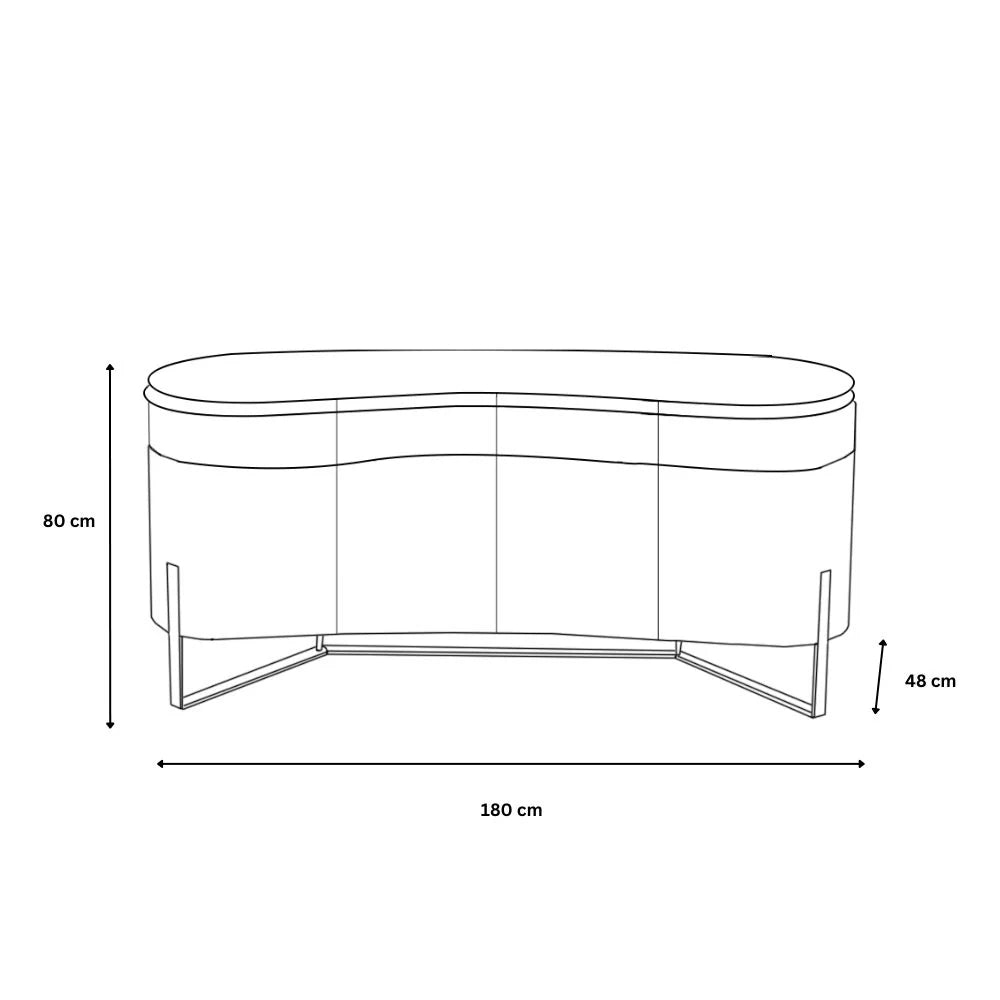 Santy 4 Door Sideboard - 180cm