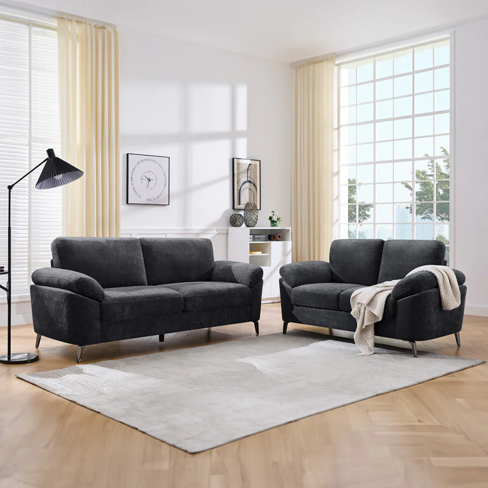 Cam 3 Seater - Black