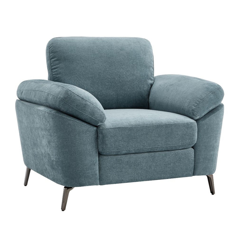 Cam 1 Seater - Teal Blue color