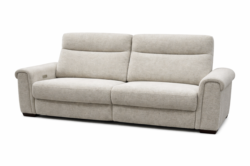 Madison 3 + 2 + 1 Power Sofa Range - Pebble