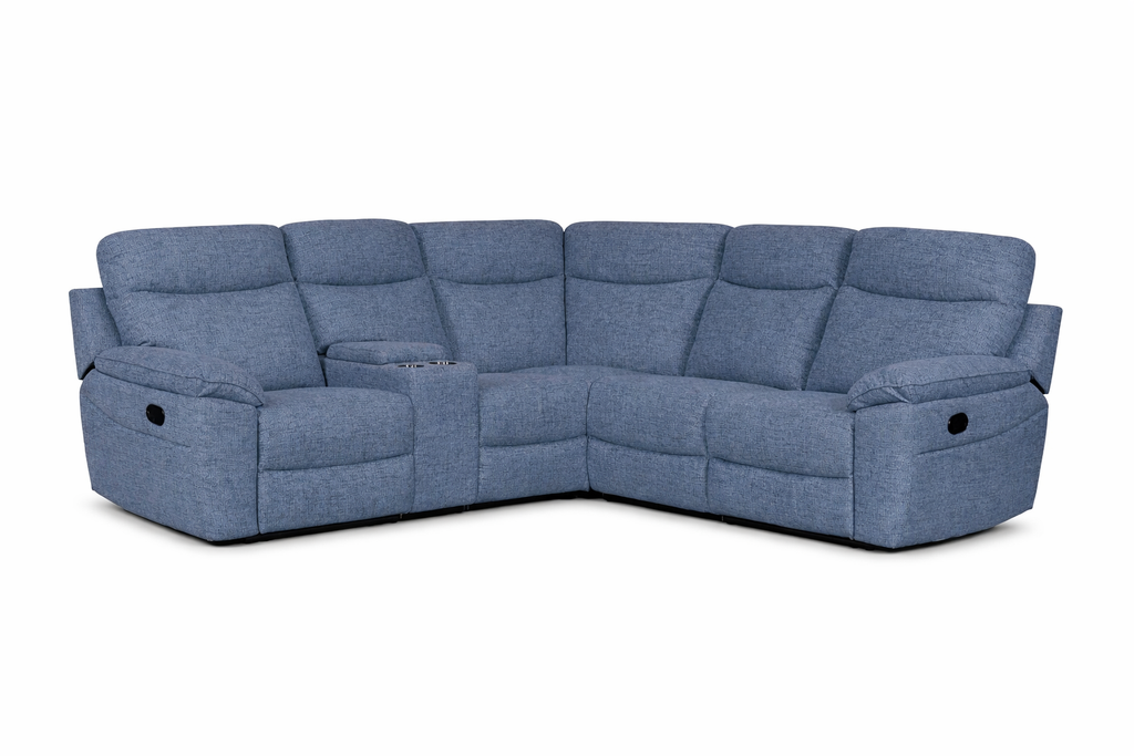Layla Corner Sofa - Light Blue