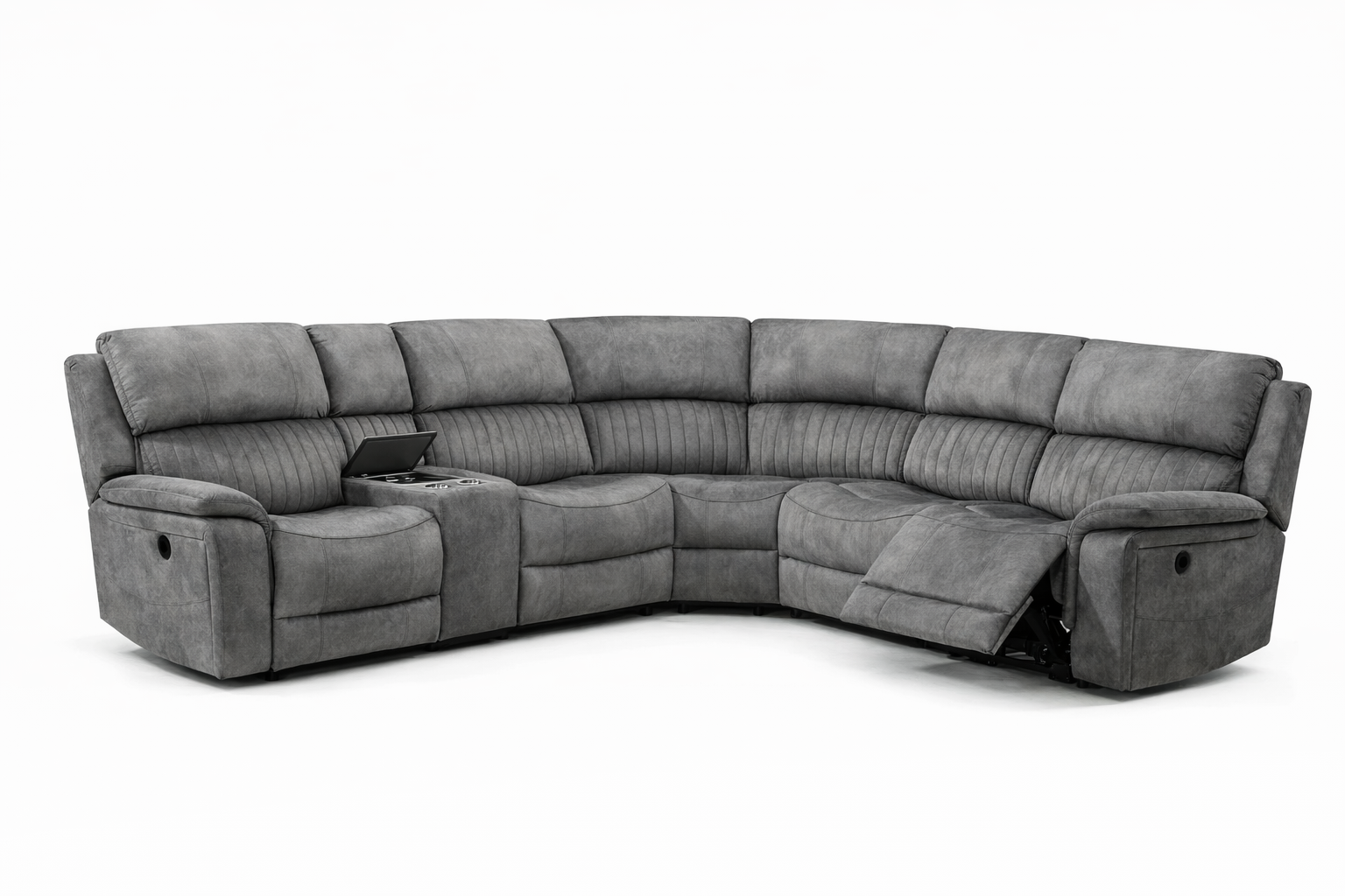 Alaska Manual Corner - Light Grey Fabric