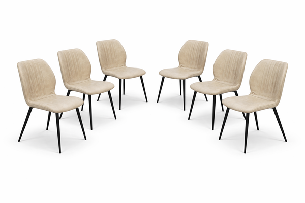 Lyra Set of 6 - Taupe PU
