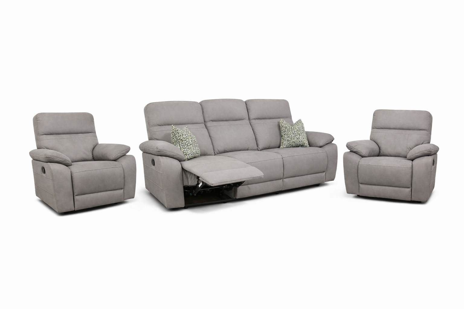 Jude 3 + 1 + 1 - Stone Microfiber fabric