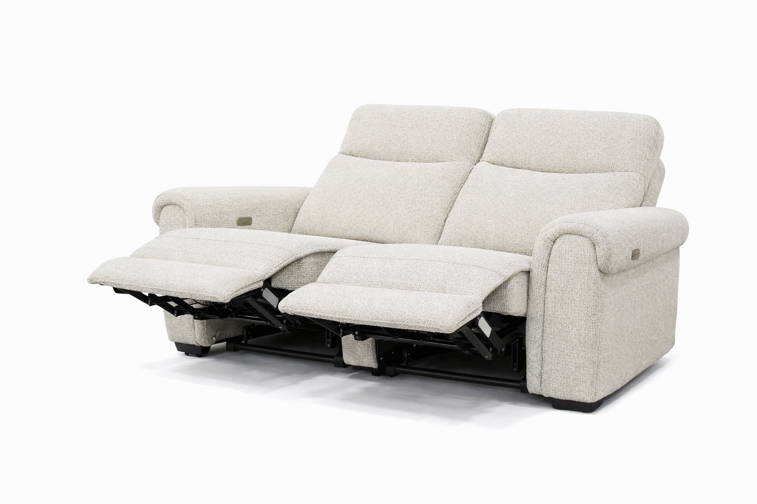 Madison 3 + 2 + 1 Power Sofa Range - Pebble