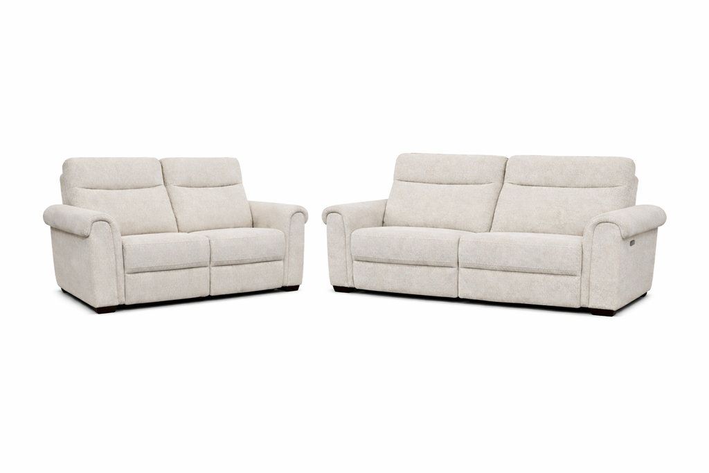 Madison 3 + 2 Power Sofa Range - Pebble