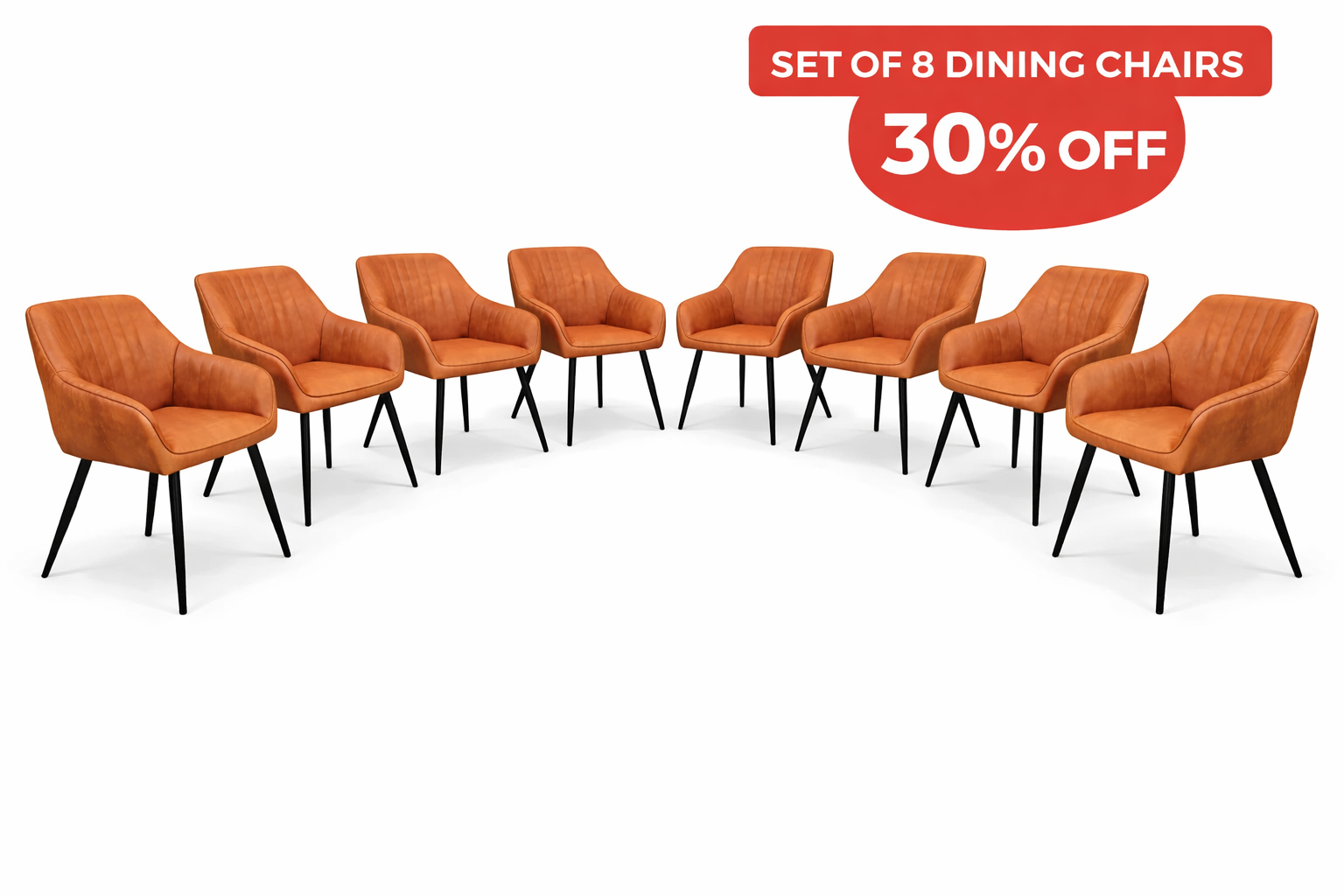 EZ Dining Chair Set of 8