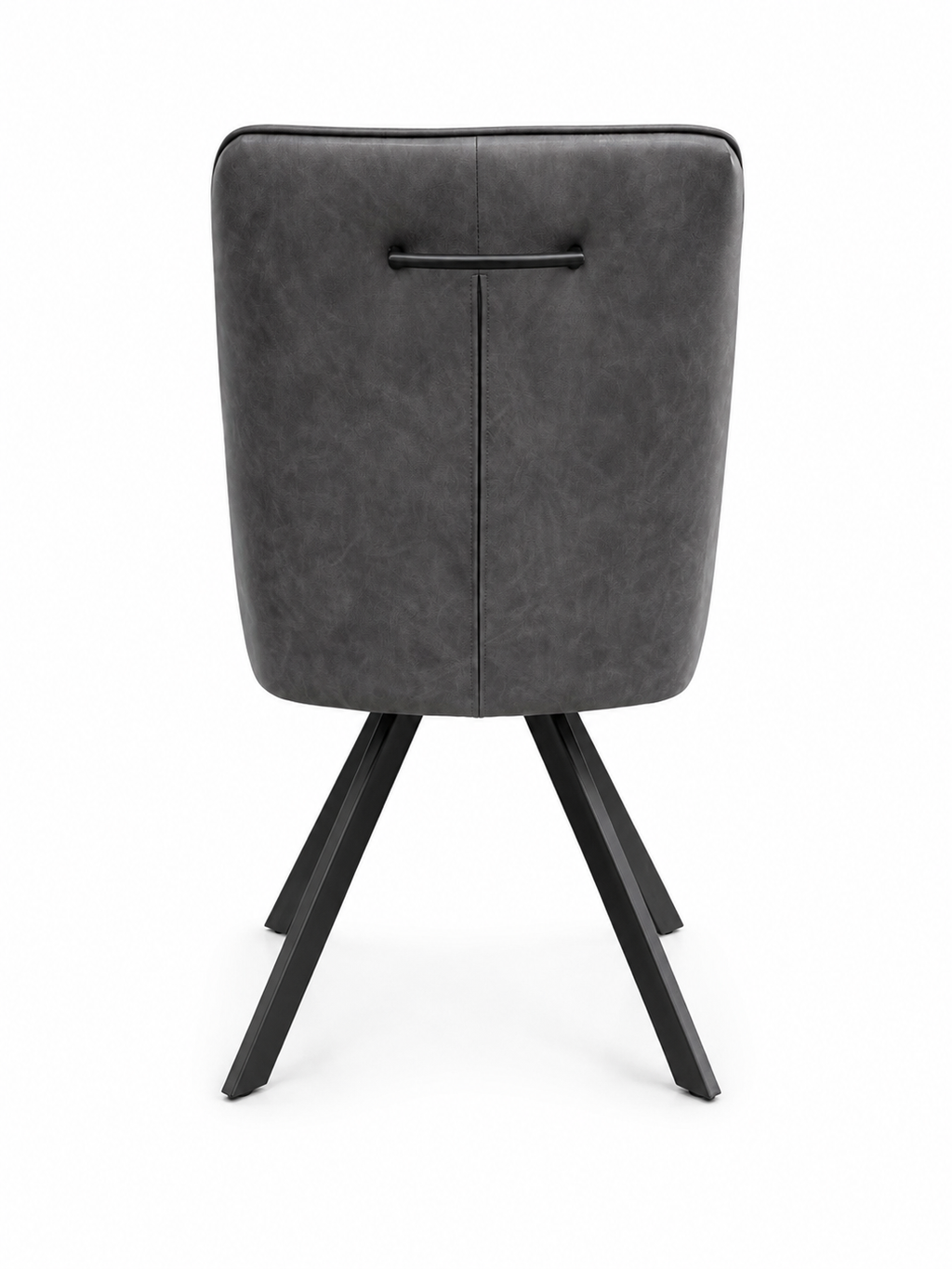 Pedro Dining Chair - Charcoal Grey PU
