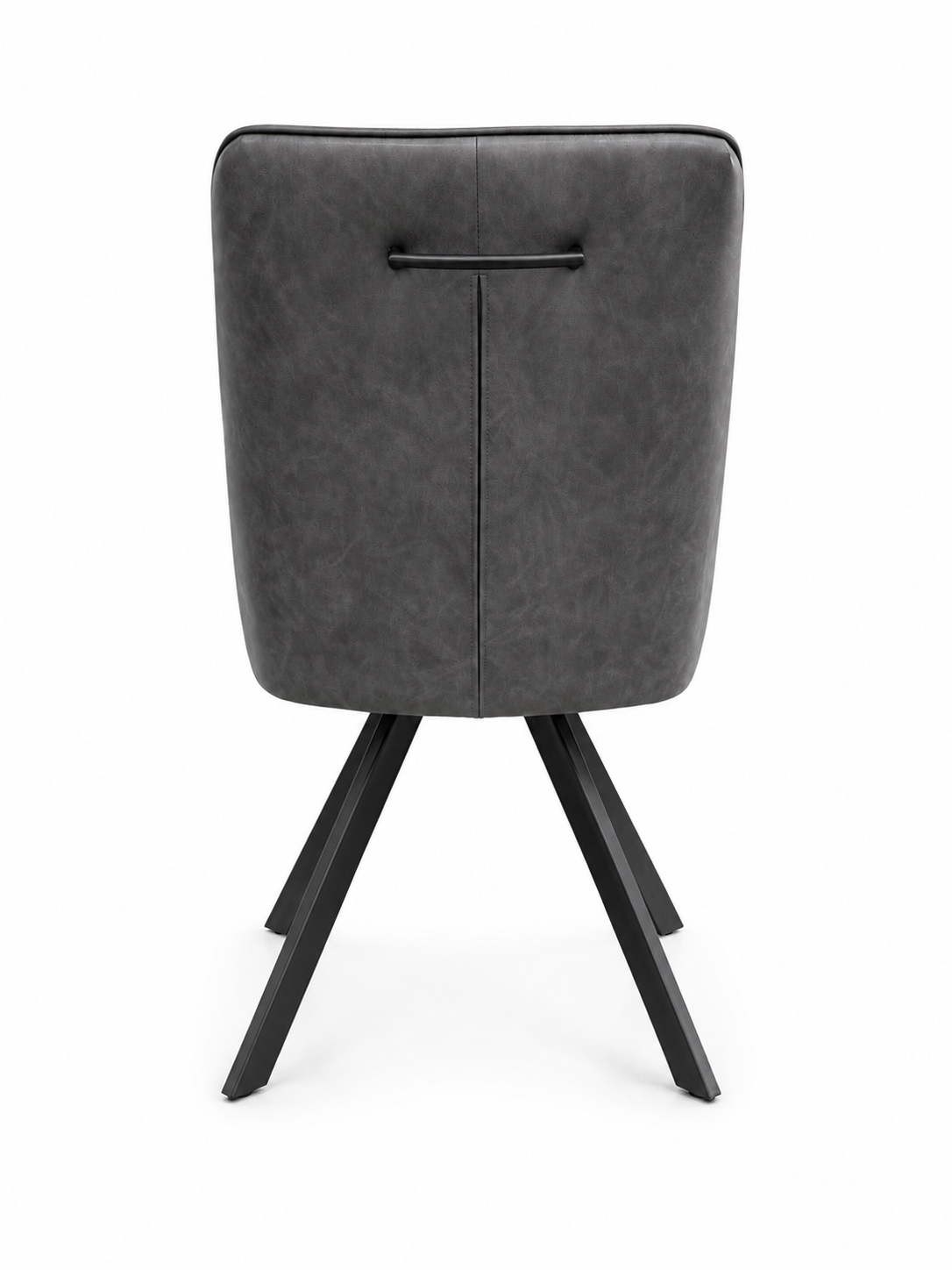 Pedro Dining Chair - Charcoal Grey PU