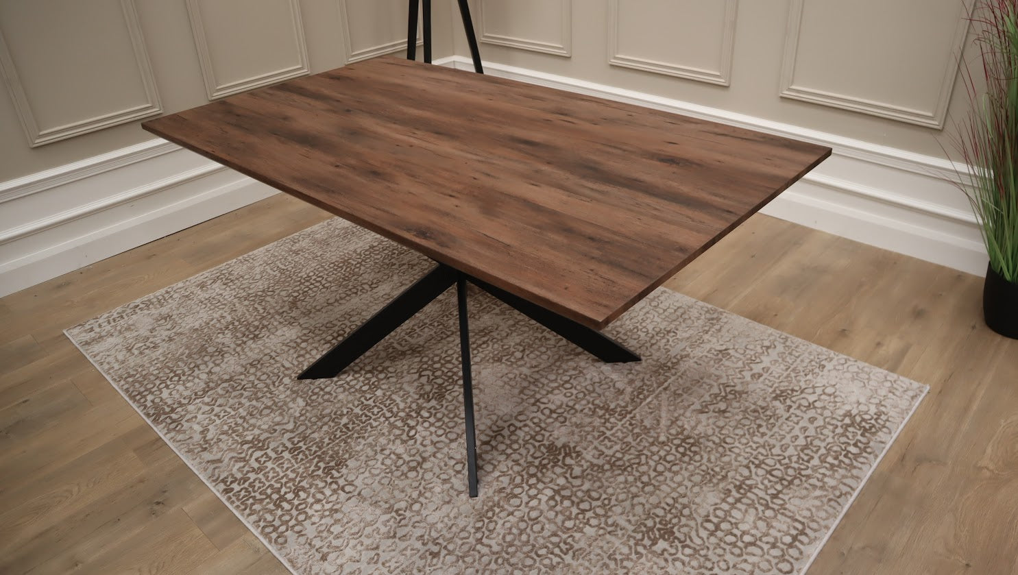 Epsom 1.6m Dining Table - Walnut