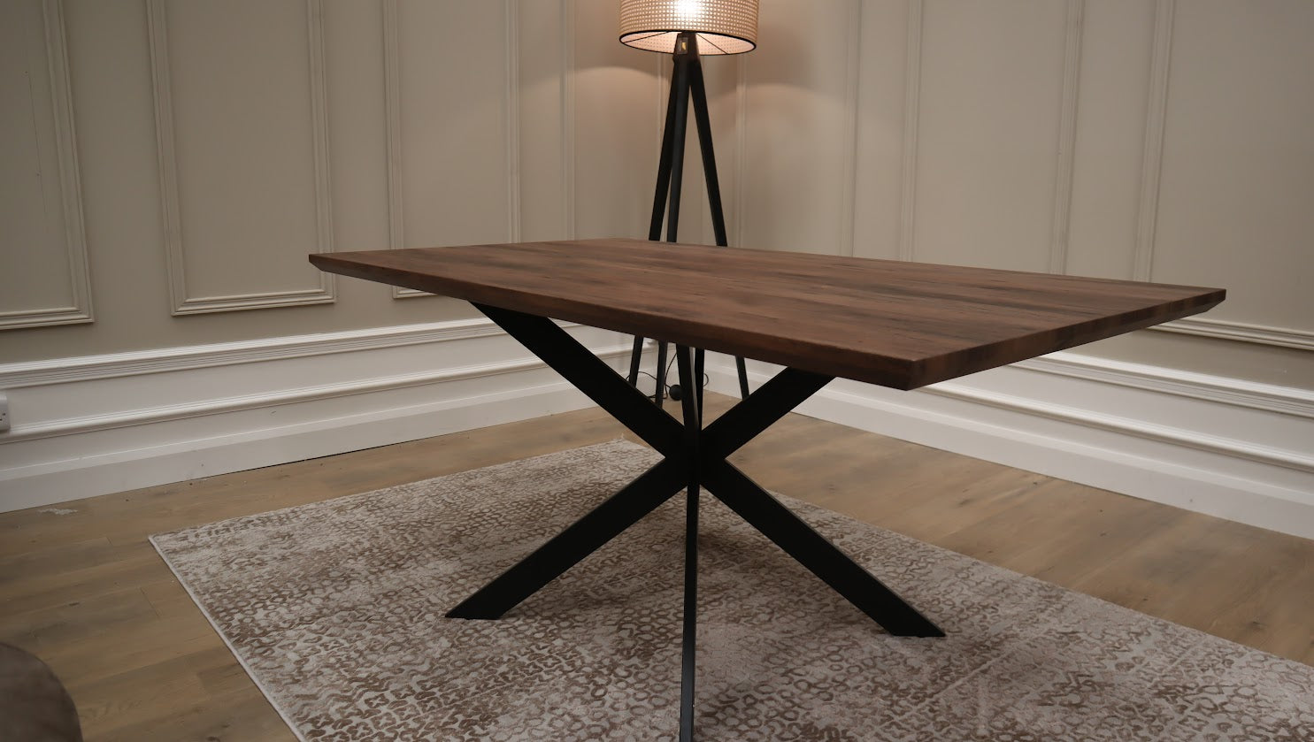 Epsom 1.6m Dining Table - Walnut