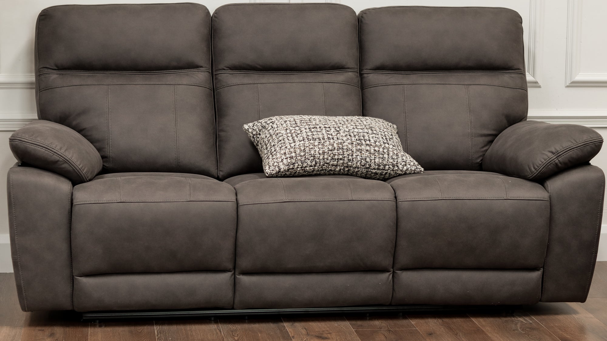 Jude Sofa Range - Charcoal Suede
