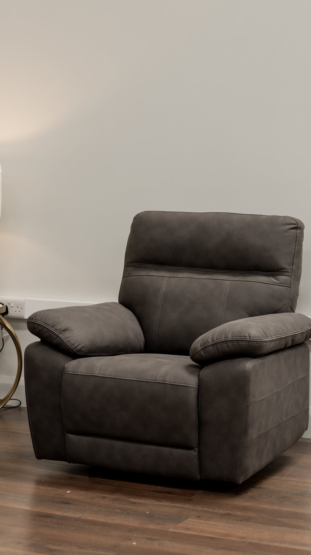 Jude Sofa Range - Charcoal Suede
