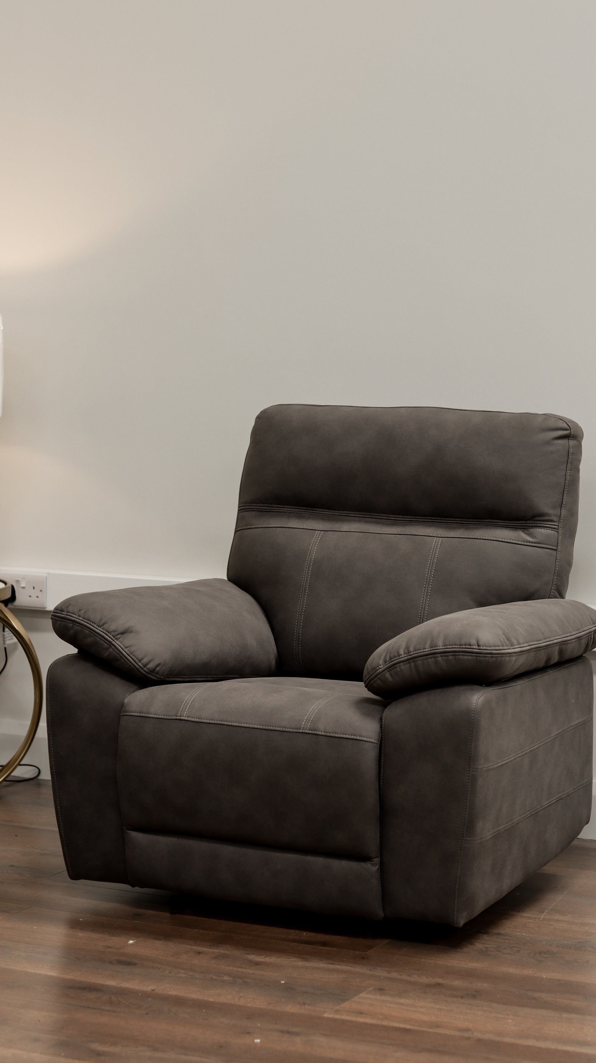 Jude Sofa Range - Charcoal Suede