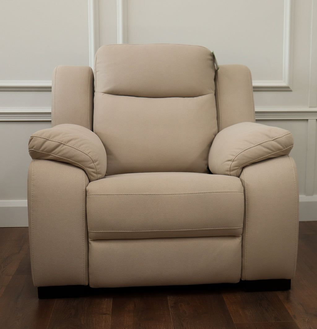 Heydon Power Recliner Sofa Range - Stone Mircofiber