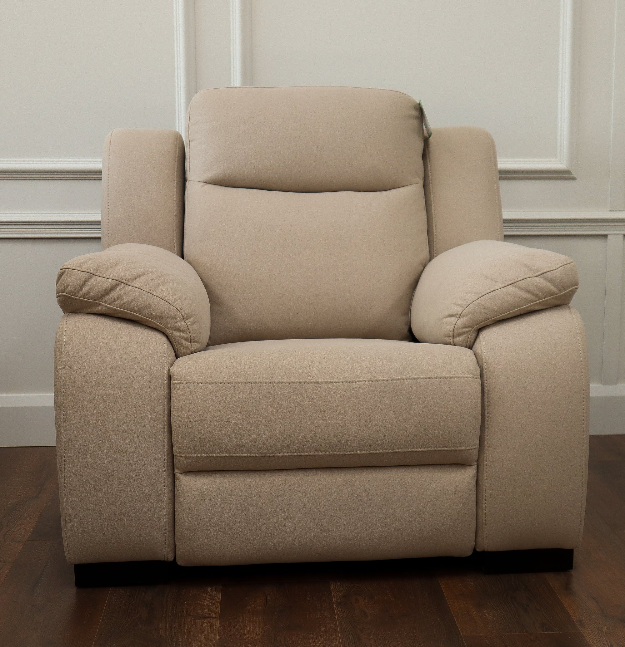 Heydon Power Recliner Sofa Range - Stone Mircofiber
