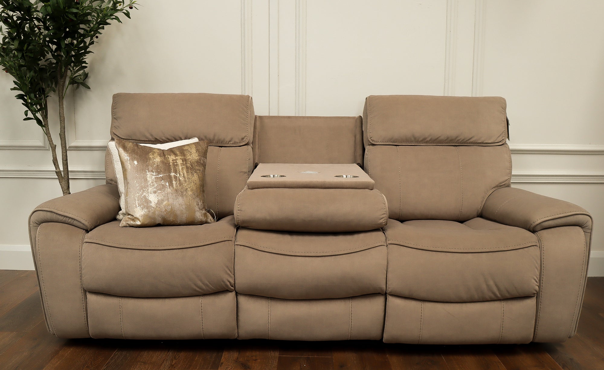 Scarlet Power Sofa Range - Taupe