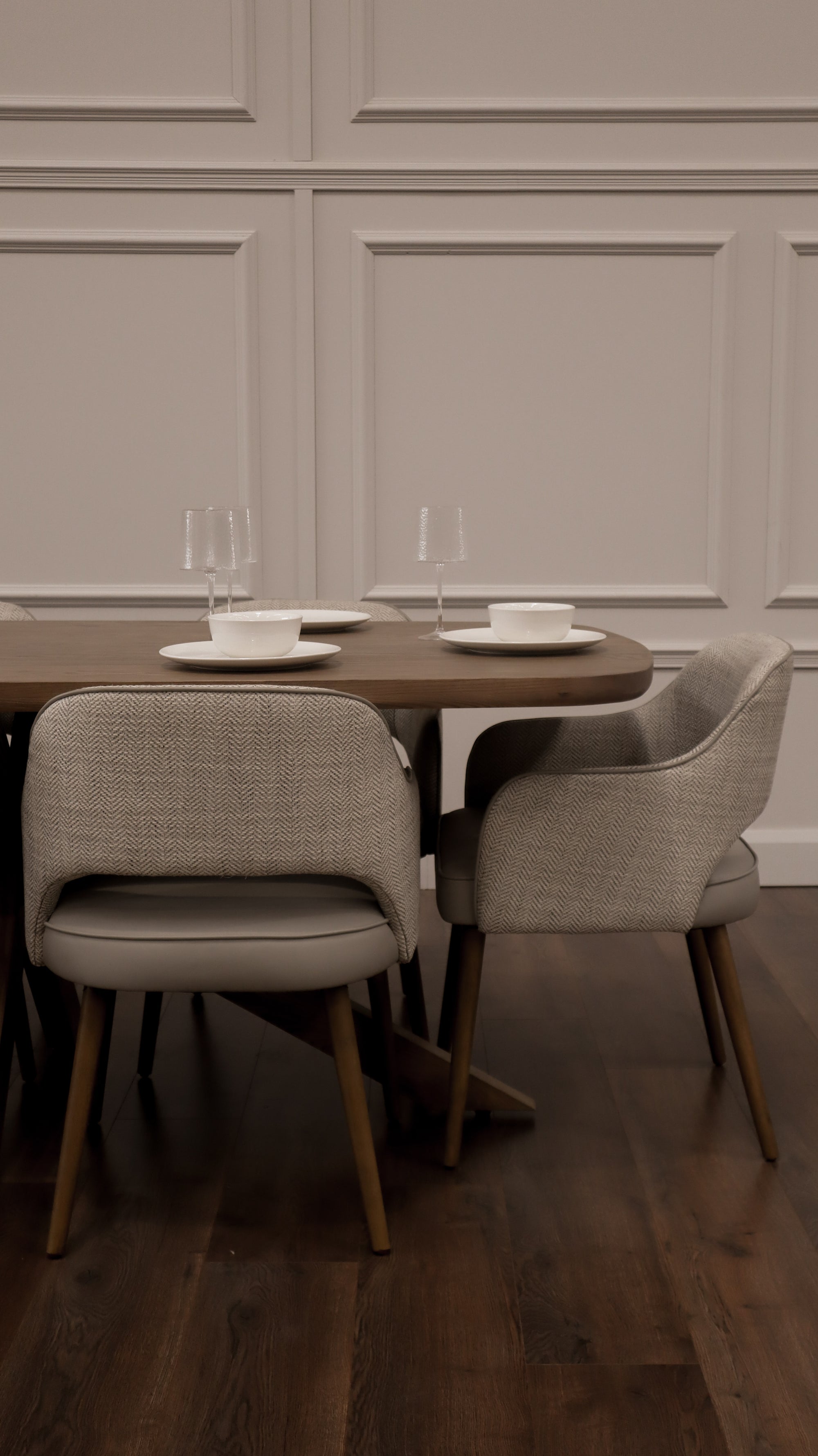 Ashley 2.1m Table + 6 Pisa Chairs