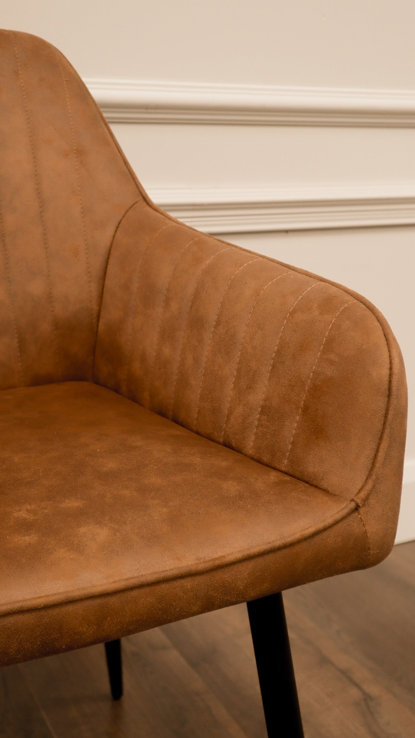 EZ Bar Stool - Tan Suede