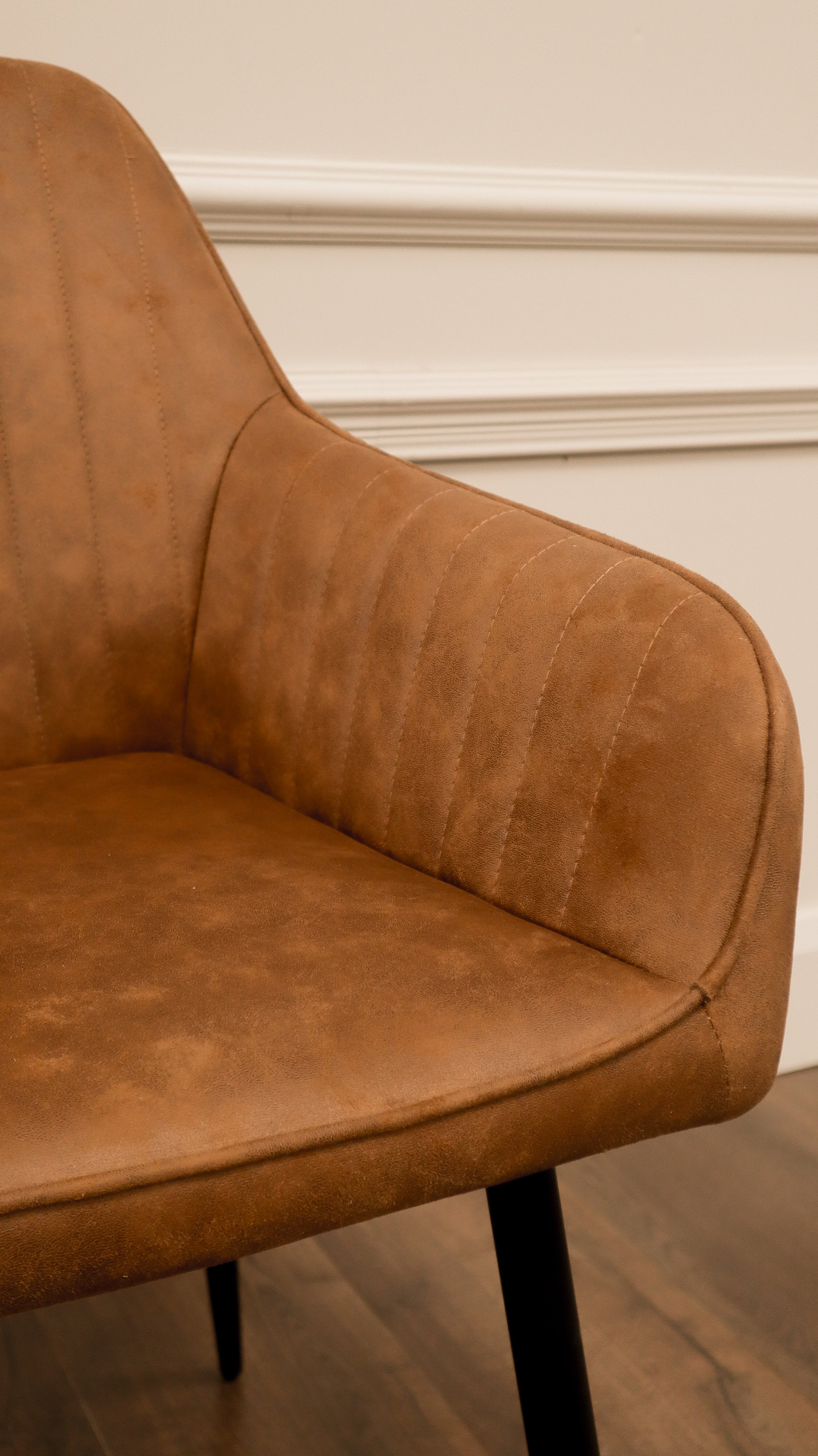 EZ Dining Chair - Tan Suede