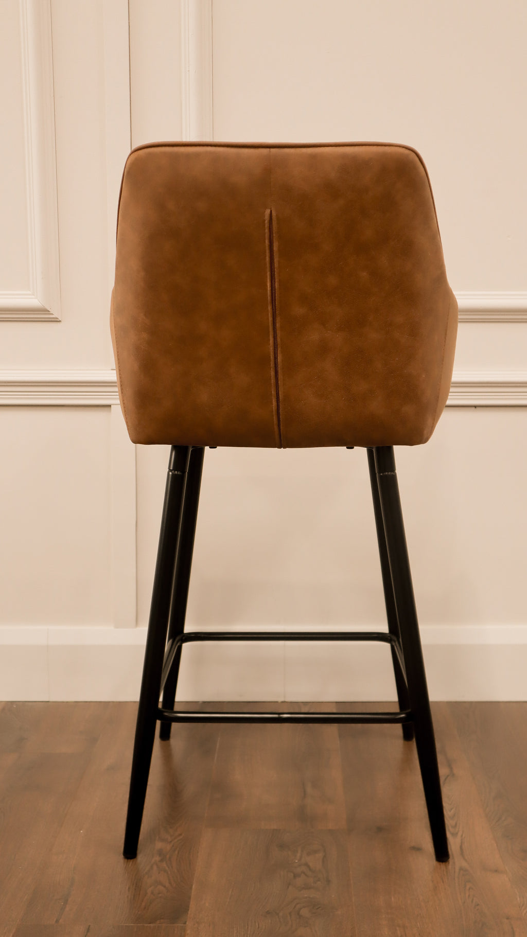 EZ Bar Stool - Tan Suede
