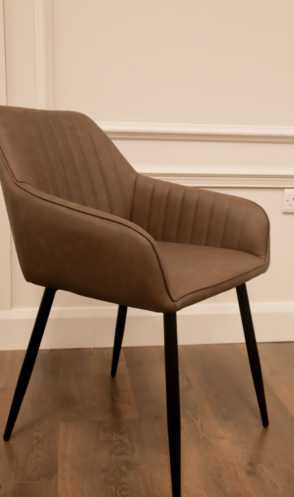 EZ Dining Chair - Brown PU