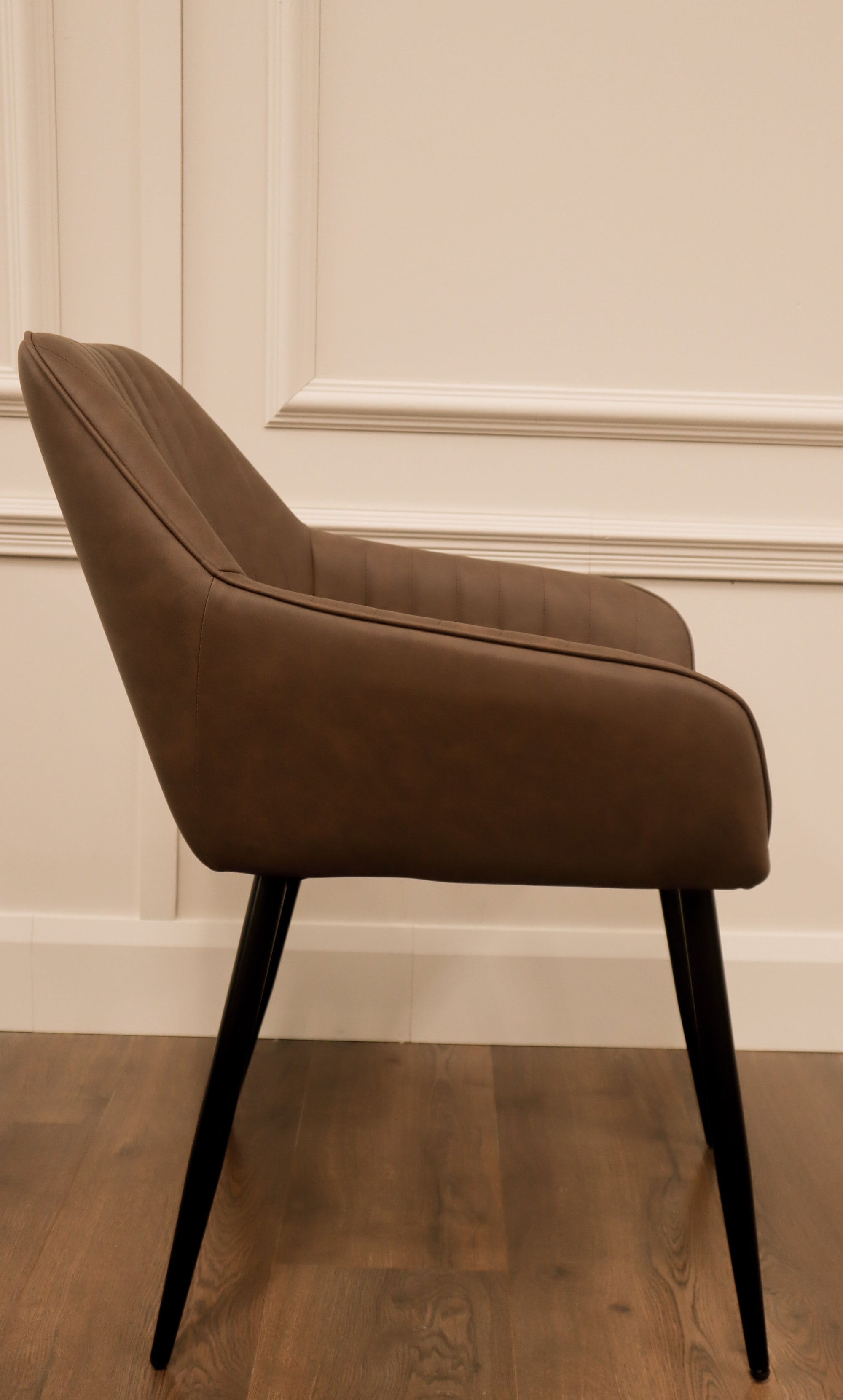 EZ Dining Chair - Brown PU