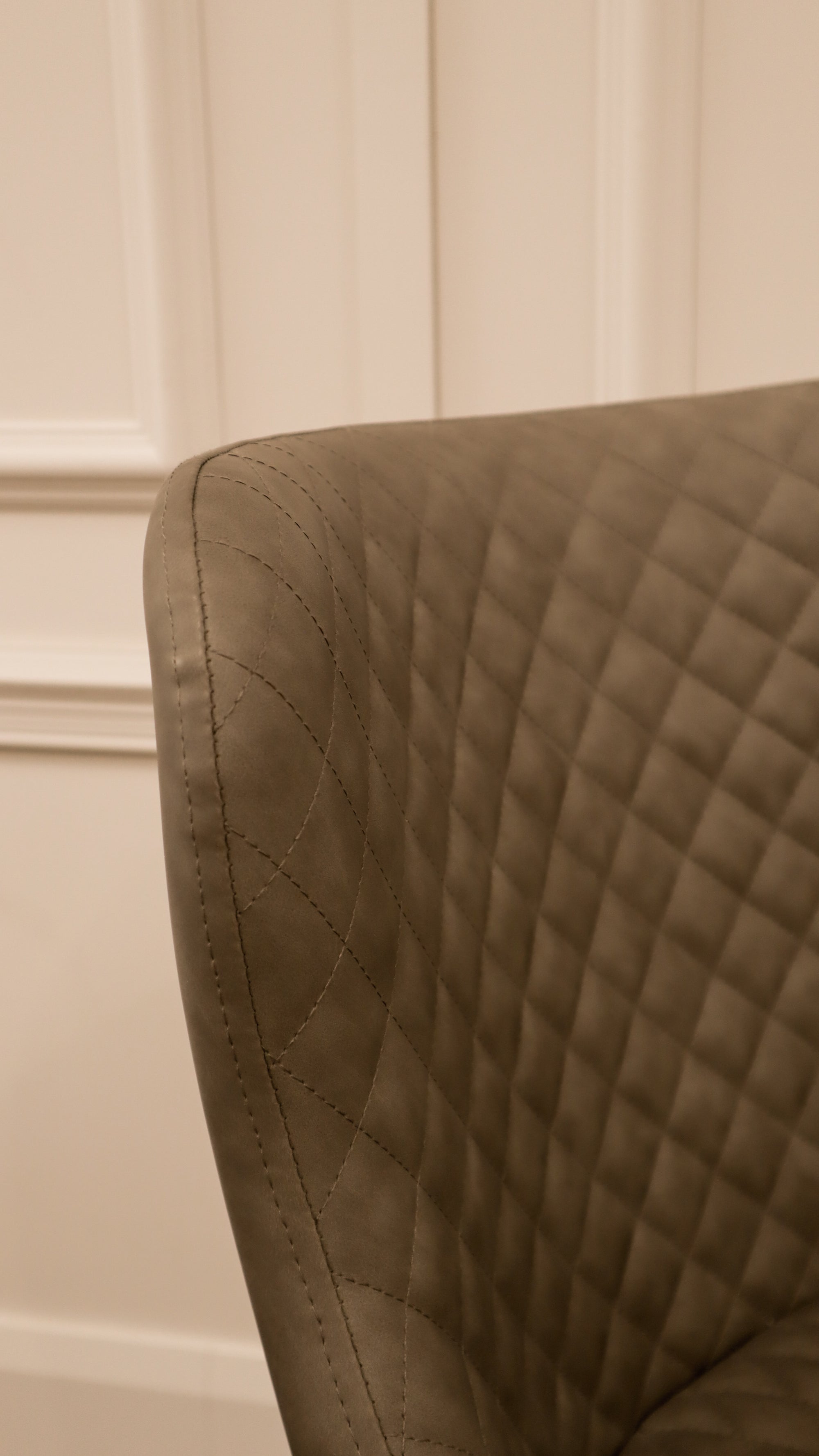 Diamond Dining Chair - Grey PU